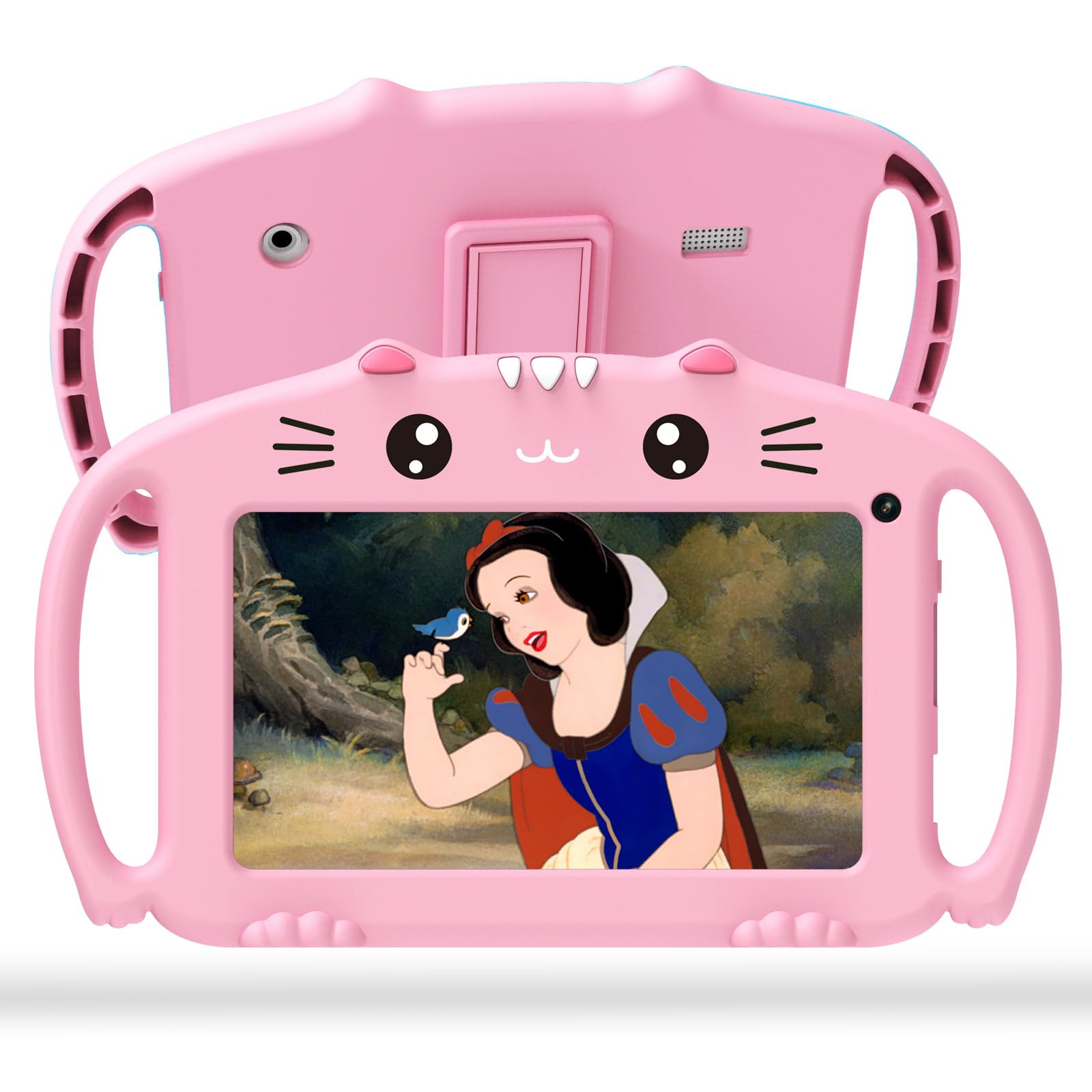 Ascrecem Tablet Bambini 7 Pollici Android, Pink