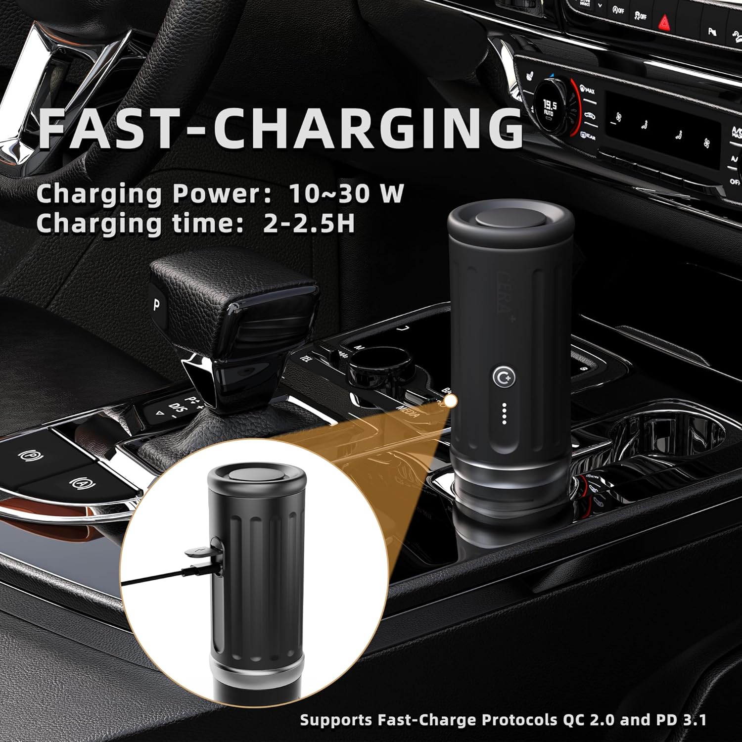 Cera+ Macchina Caffè Portatile Autoriscaldante 20 Bar - immagine 6