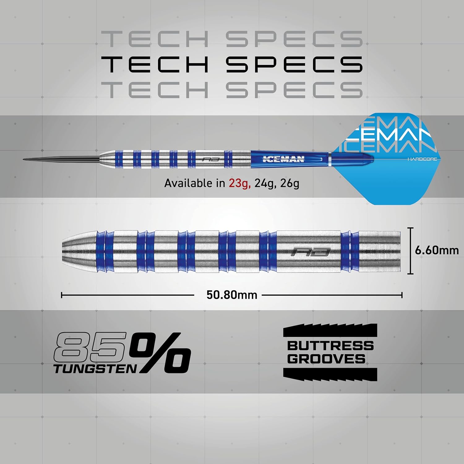 RED DRAGON Gerwyn Price Iceman Challenger Freccette - immagine 4