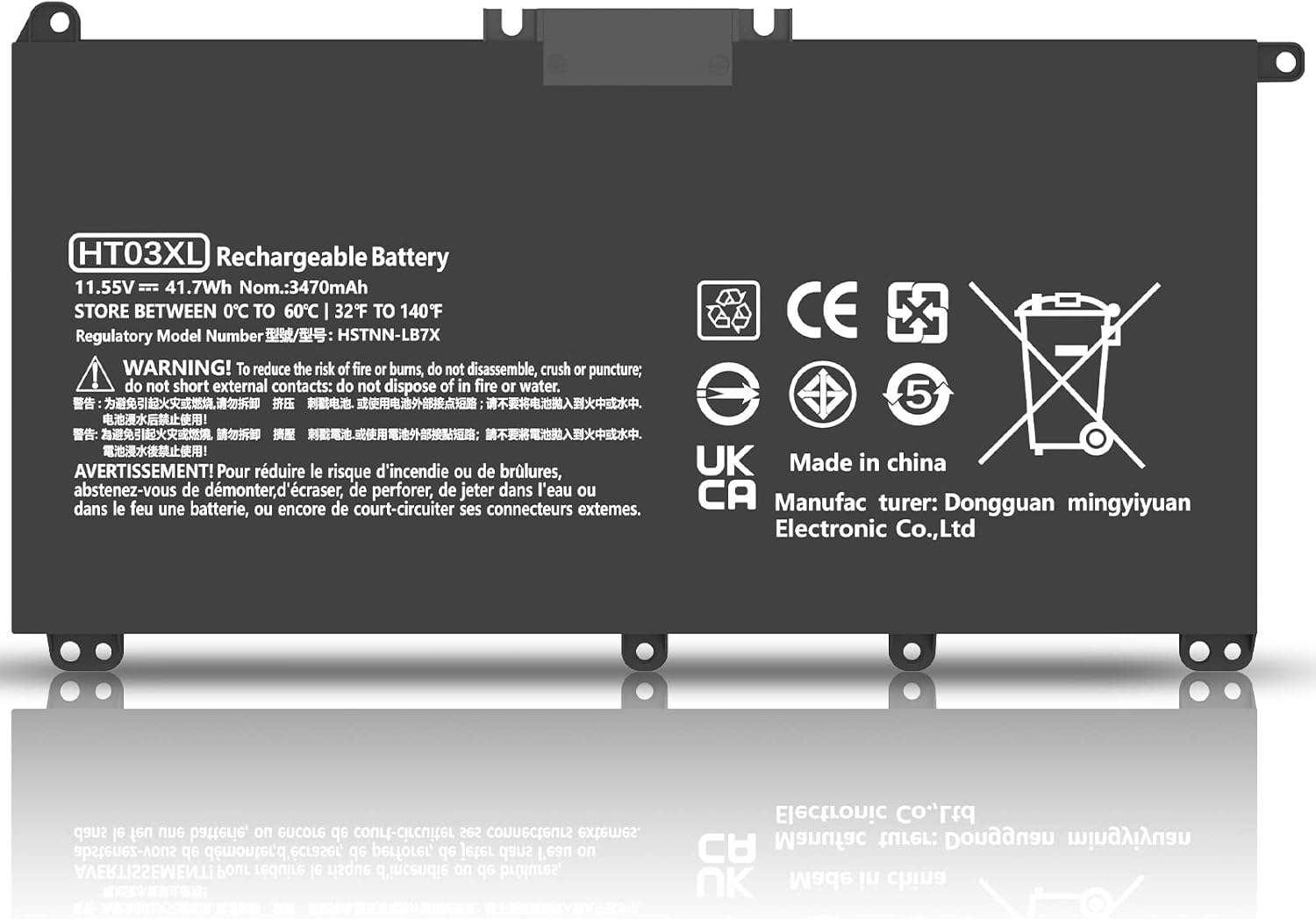 HT03XL Batteria di Ricambio per HP Pavilion - immagine 1