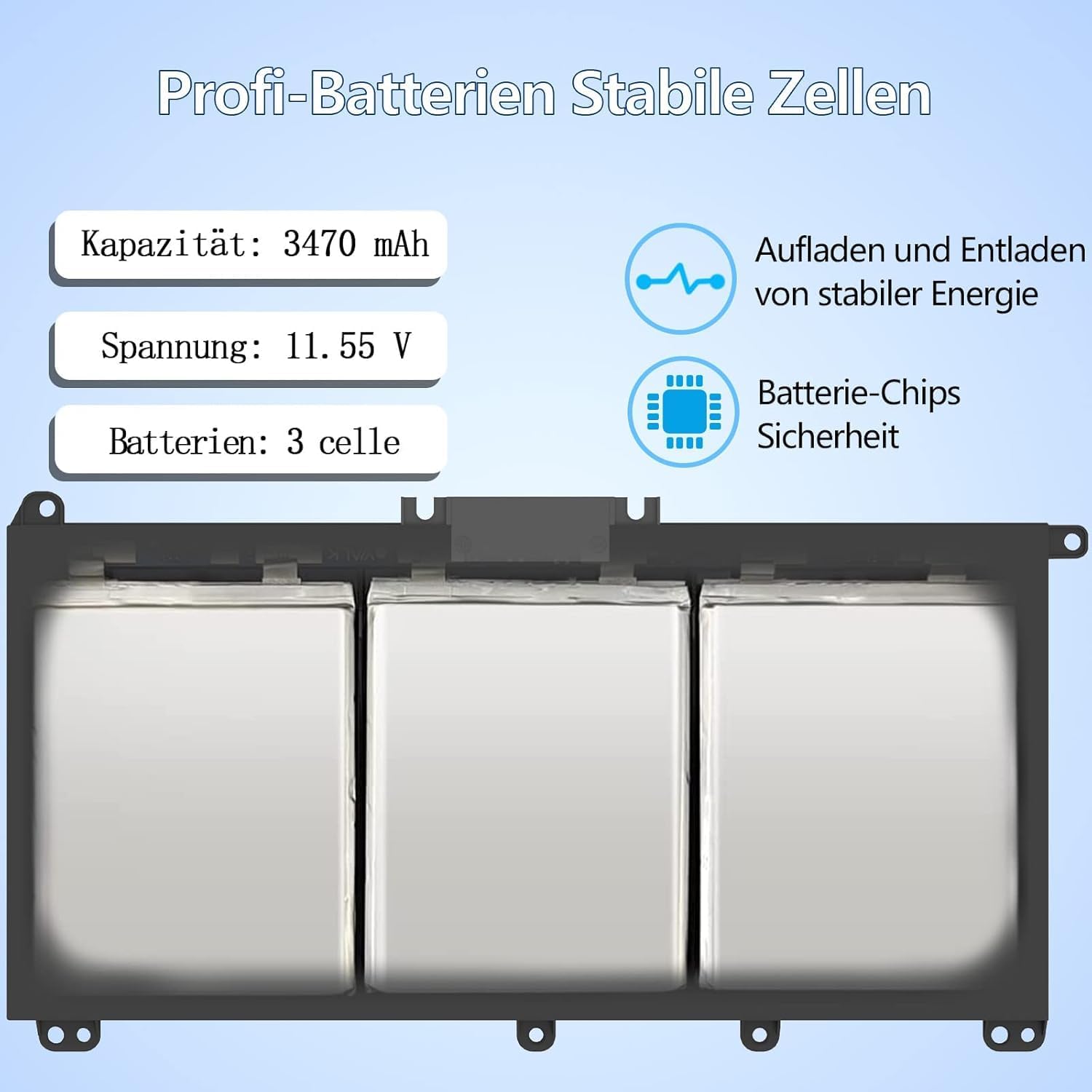 HT03XL Batteria di Ricambio per HP Pavilion - immagine 5