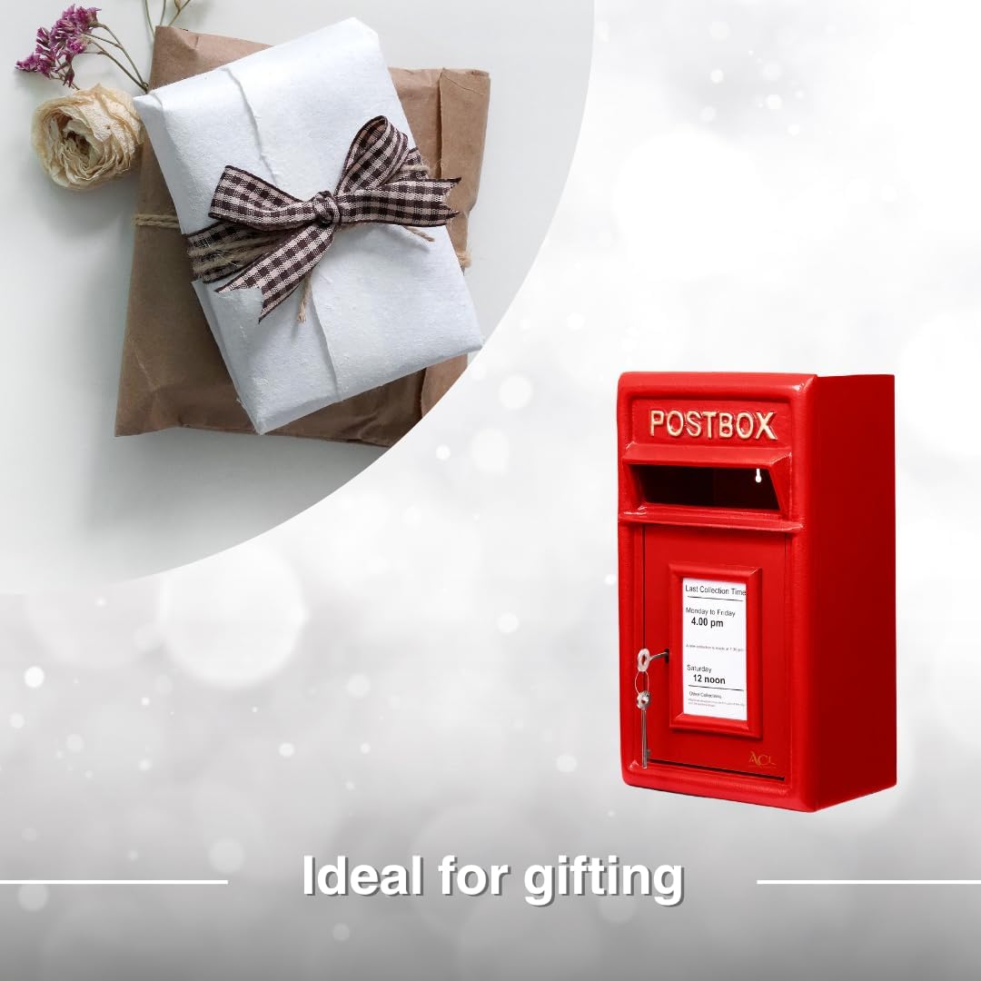 ACL Cassetta Postale Rossa da Parete per Esterni - immagine 4