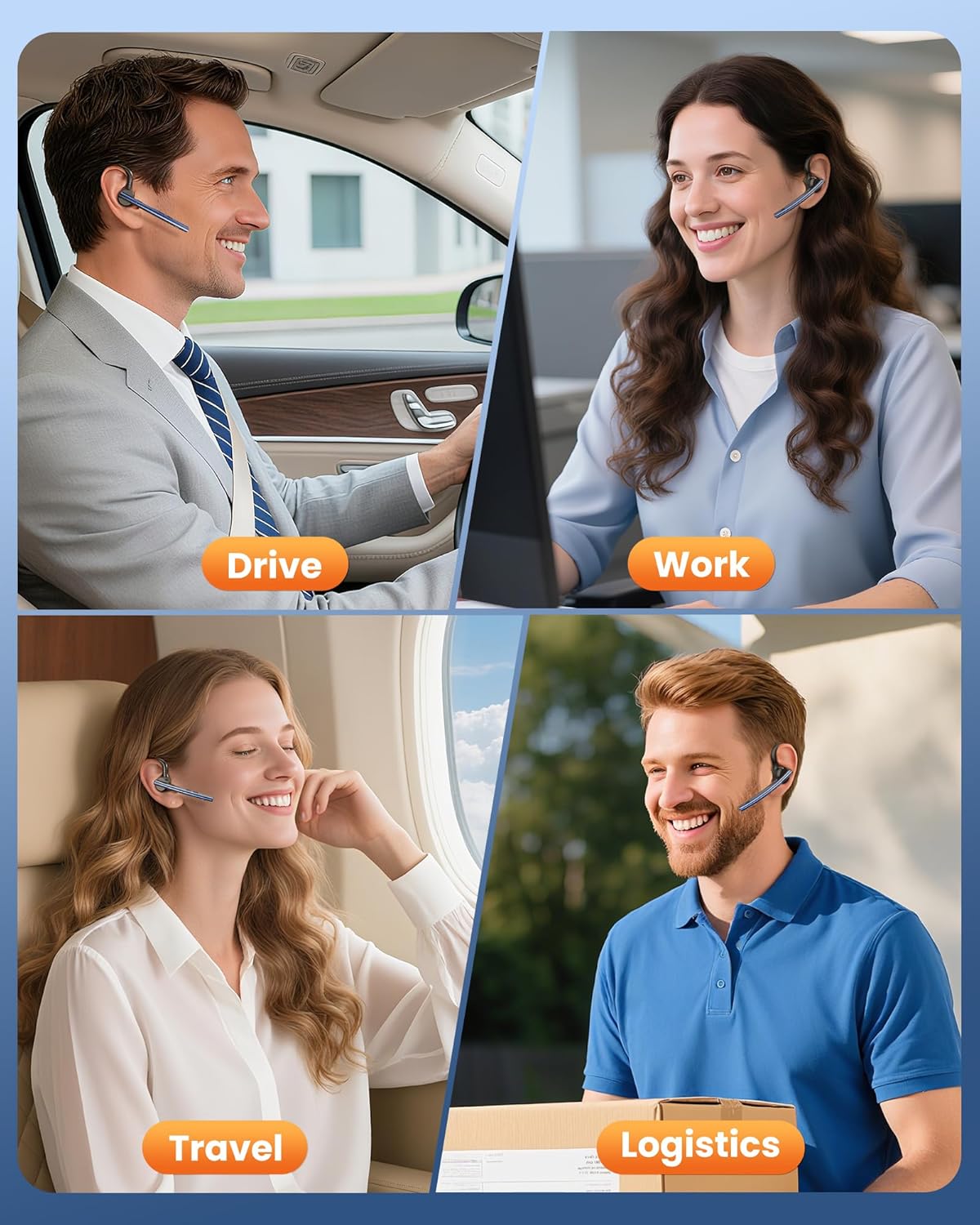 New Bee Auricolare Bluetooth Singolo V5.1 72h - immagine 7