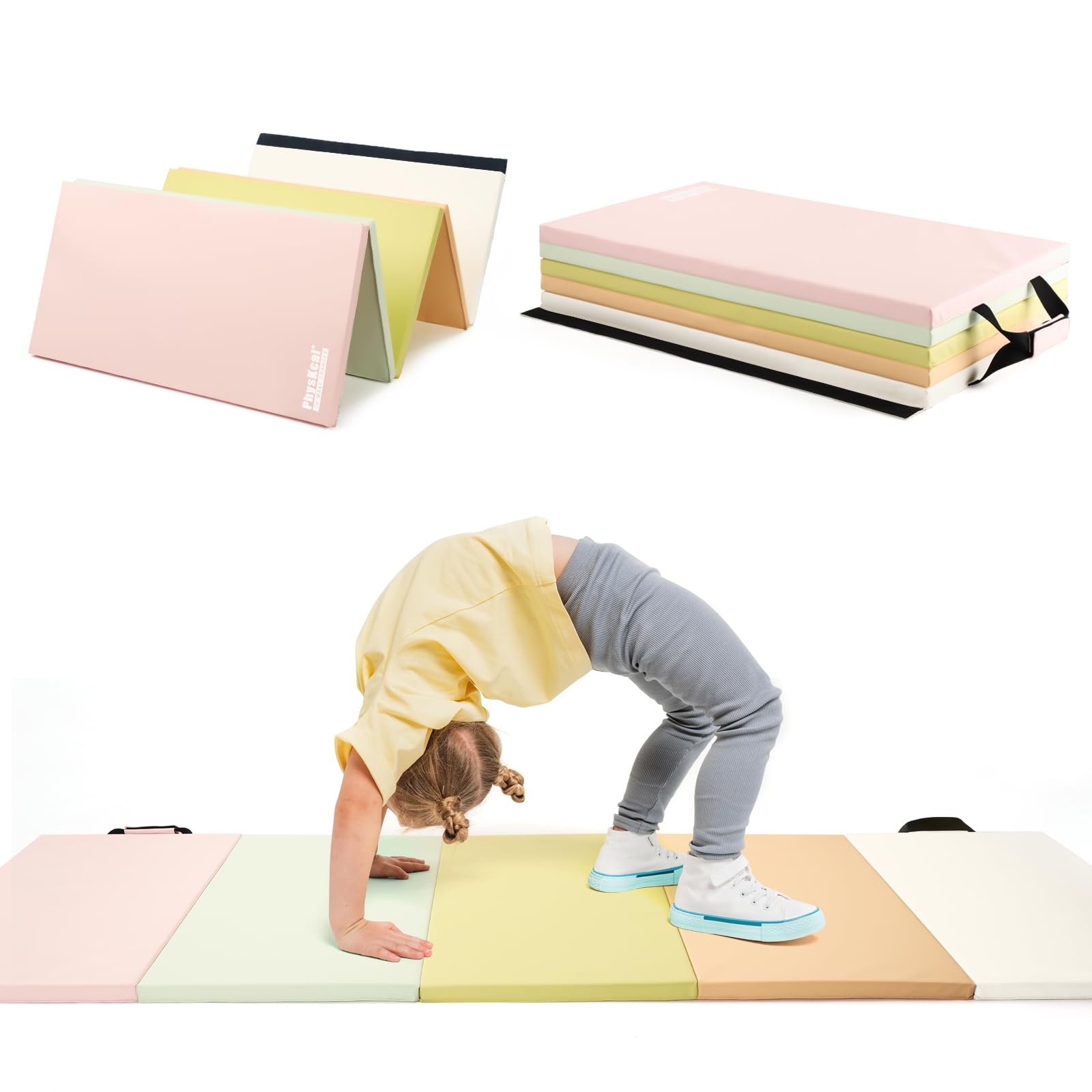 Tappetino Pieghevole 5 Pannelli per Palestra