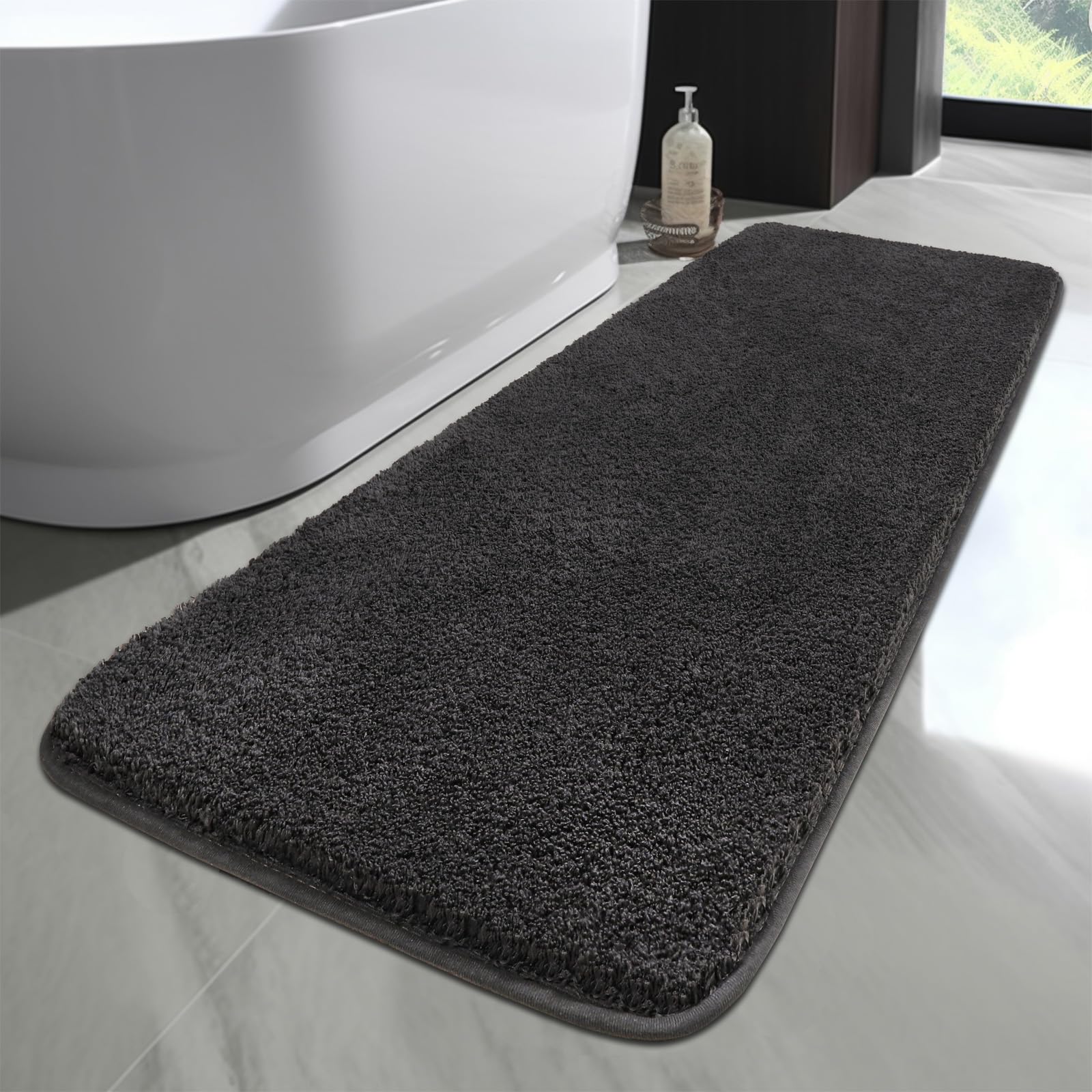 Grande Tappetino da Bagno 180x60 cm, Grigio