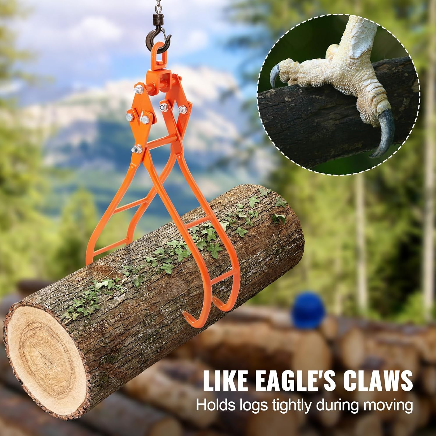 VEVOR Pinza Forestale per Tronchi 914,4 mm - immagine 3