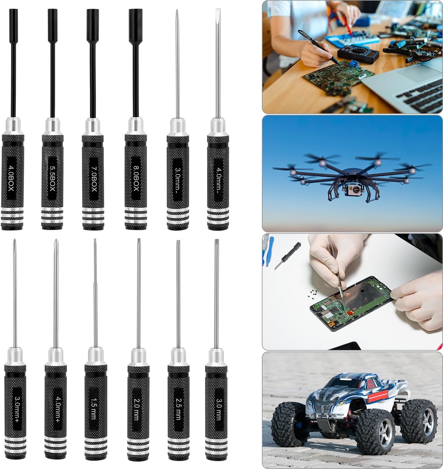 Qwork® Set Strumenti RC 18 in 1 - immagine 2