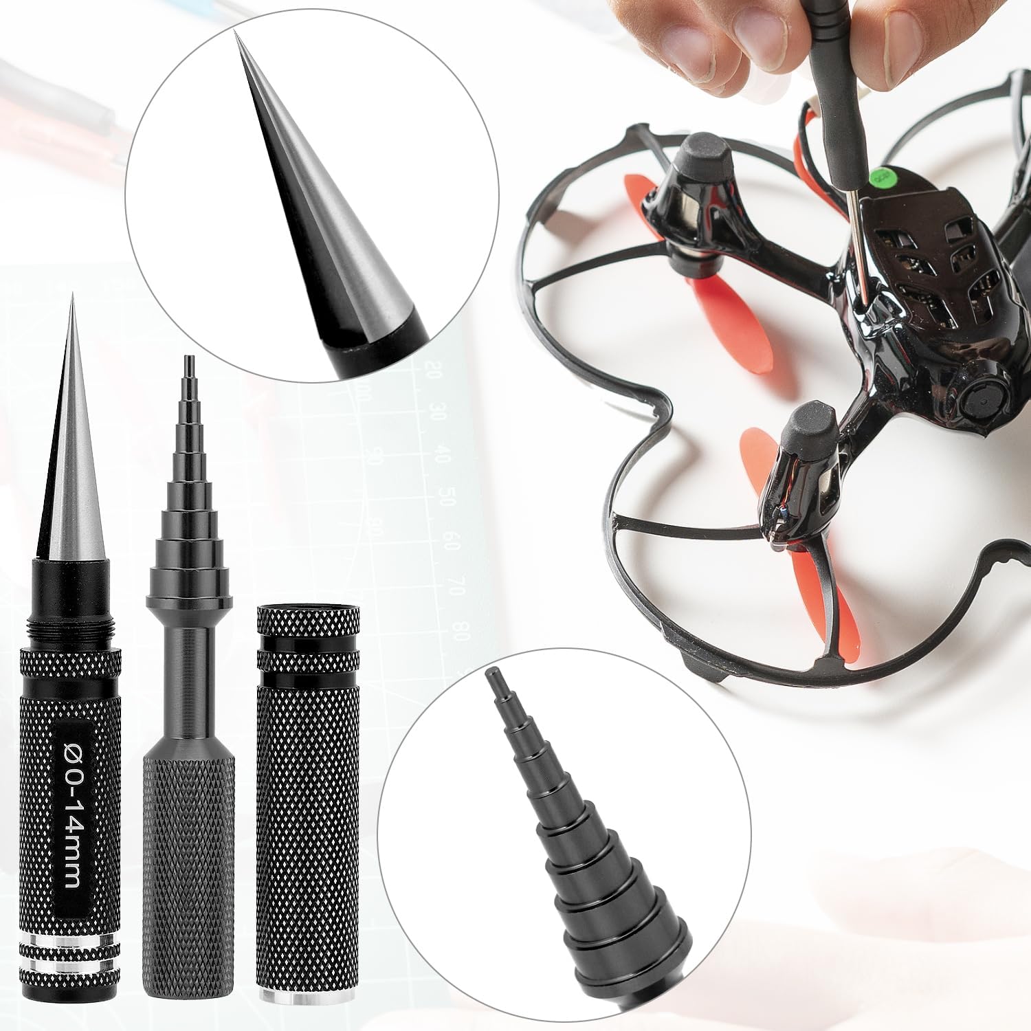 Qwork® Set Strumenti RC 18 in 1 - immagine 3