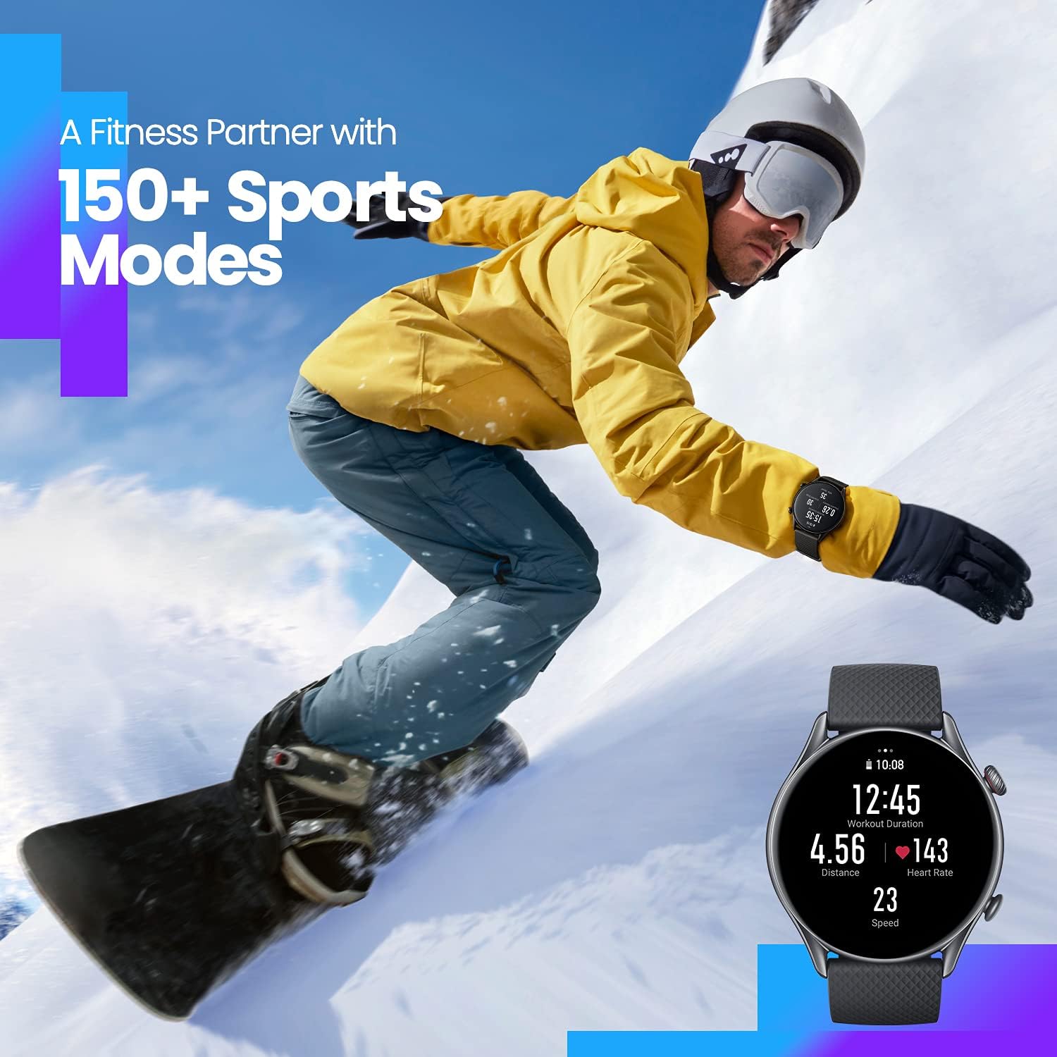 Amazfit GTR 3 Pro Smartwatch AMOLED 1.45” - immagine 4