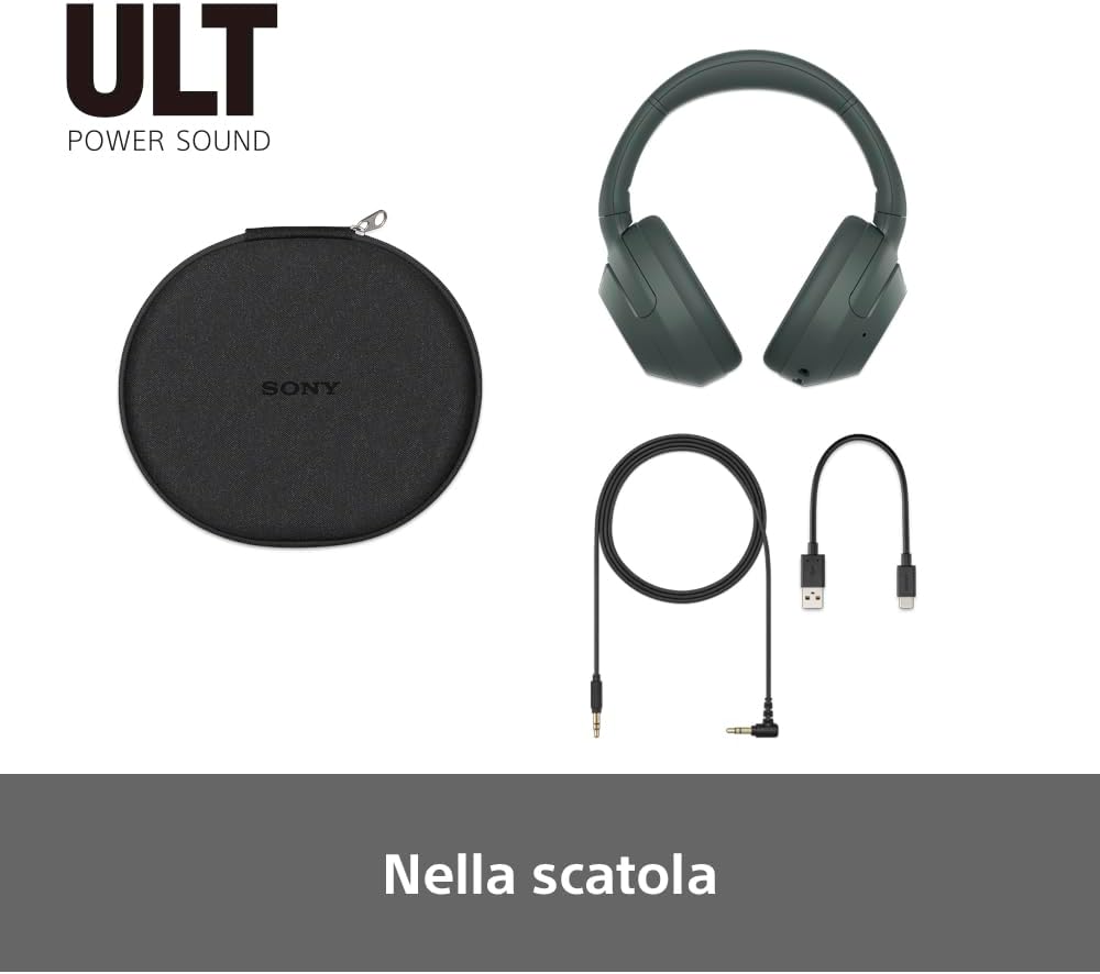 Sony ULT WEAR - Cuffie Wireless Noise Cancelling, Forest Gray - immagine 10