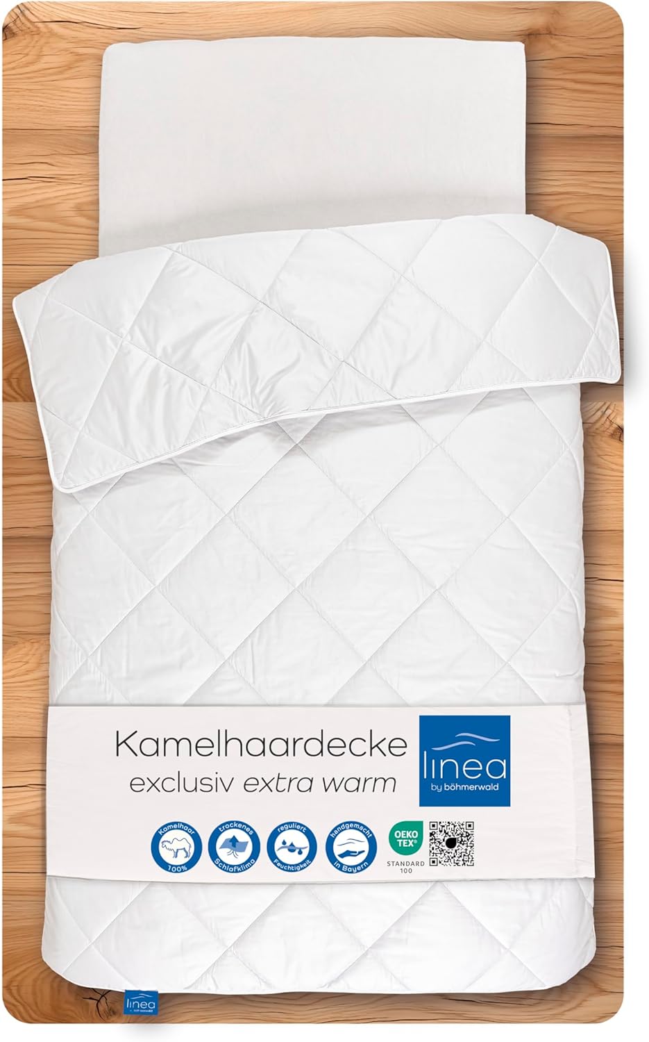 Böhmerwald Coperta Matrimoniale Lana di Cammello