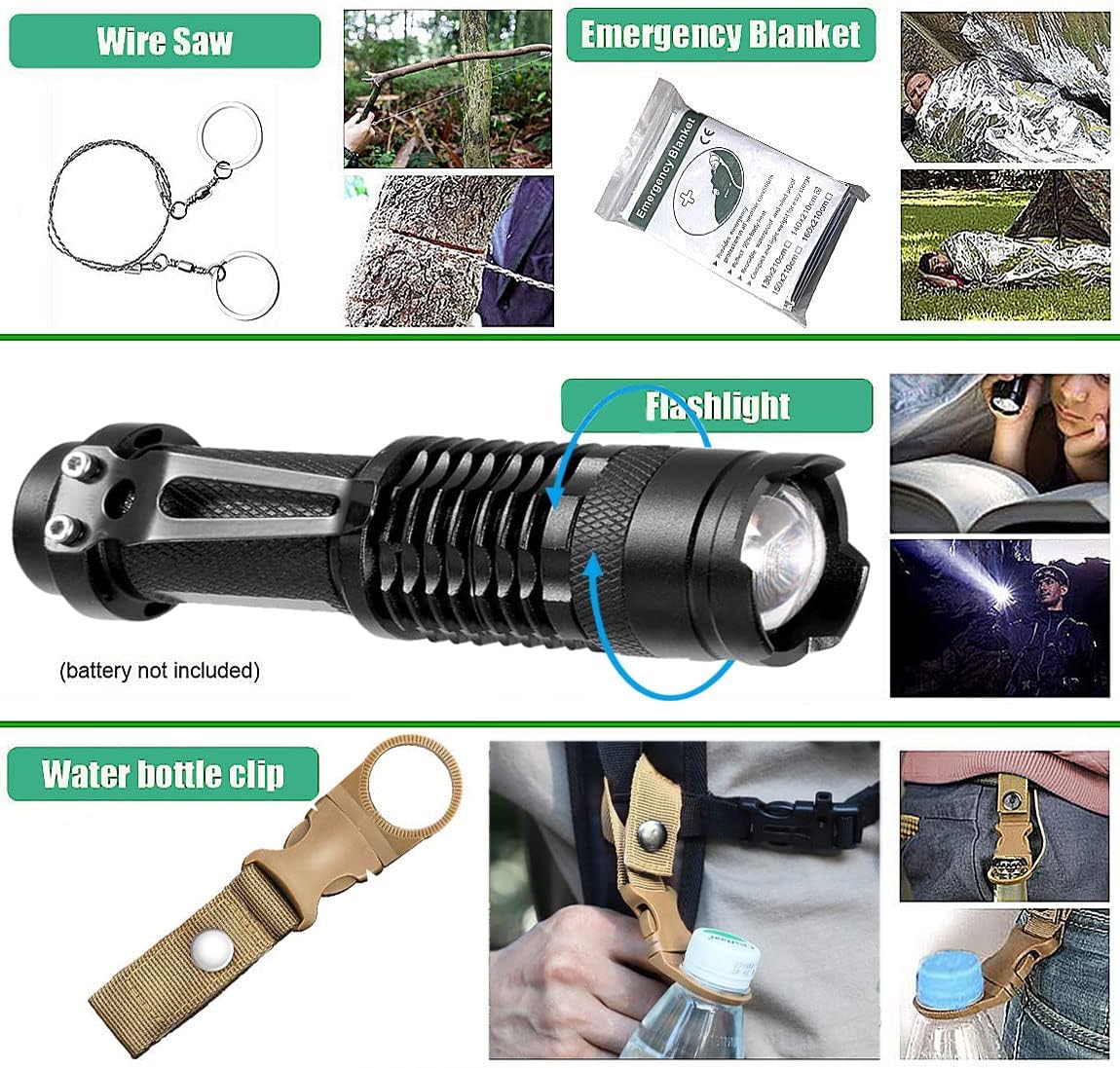 Kit di Sopravvivenza 63 in 1 Multifunzione - immagine 4