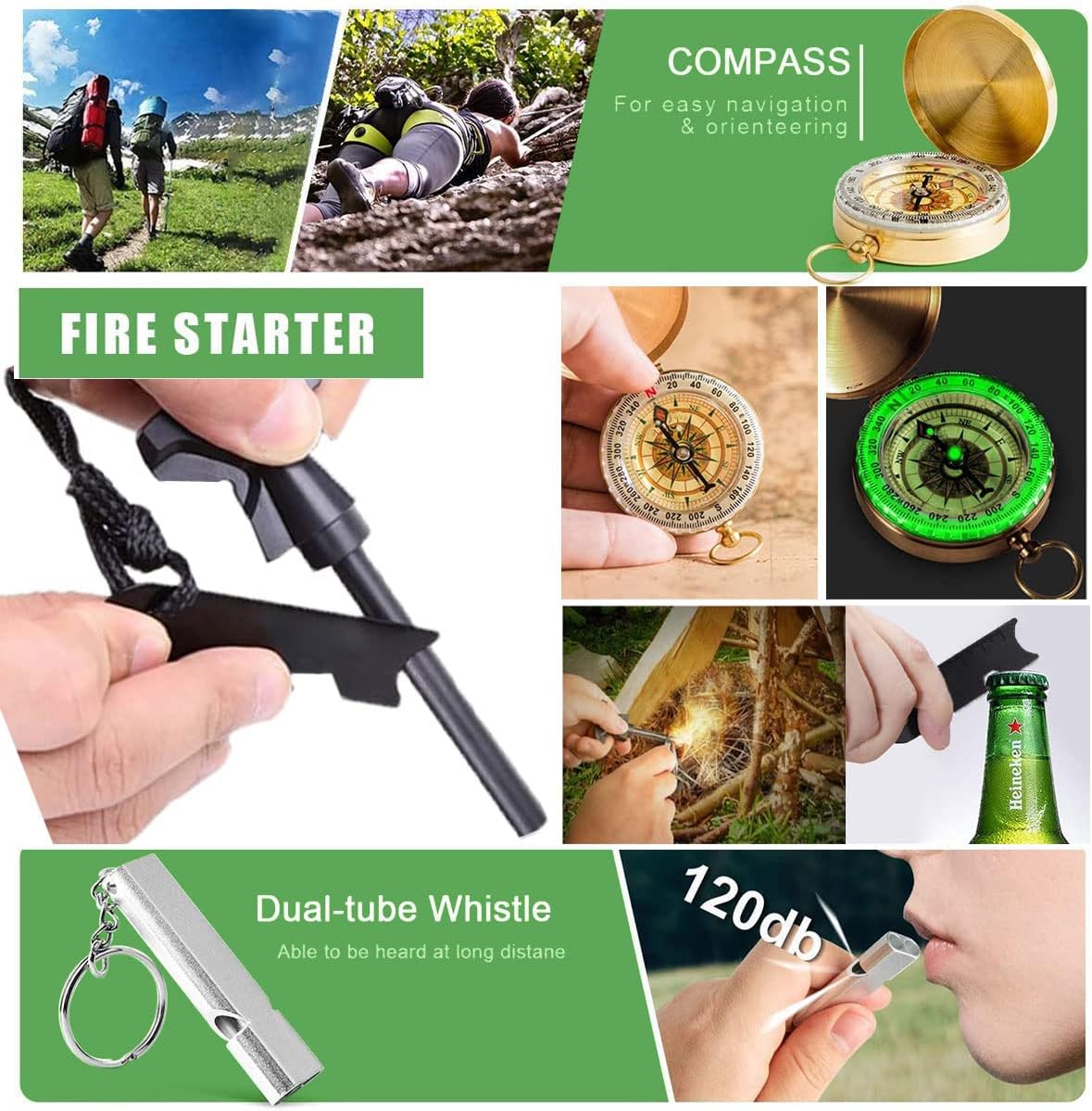 Kit di Sopravvivenza 63 in 1 Multifunzione - immagine 5