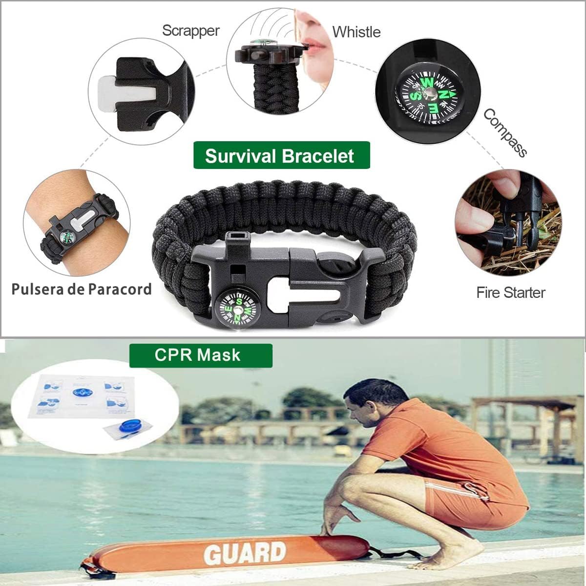 Kit di Sopravvivenza 63 in 1 Multifunzione - immagine 6