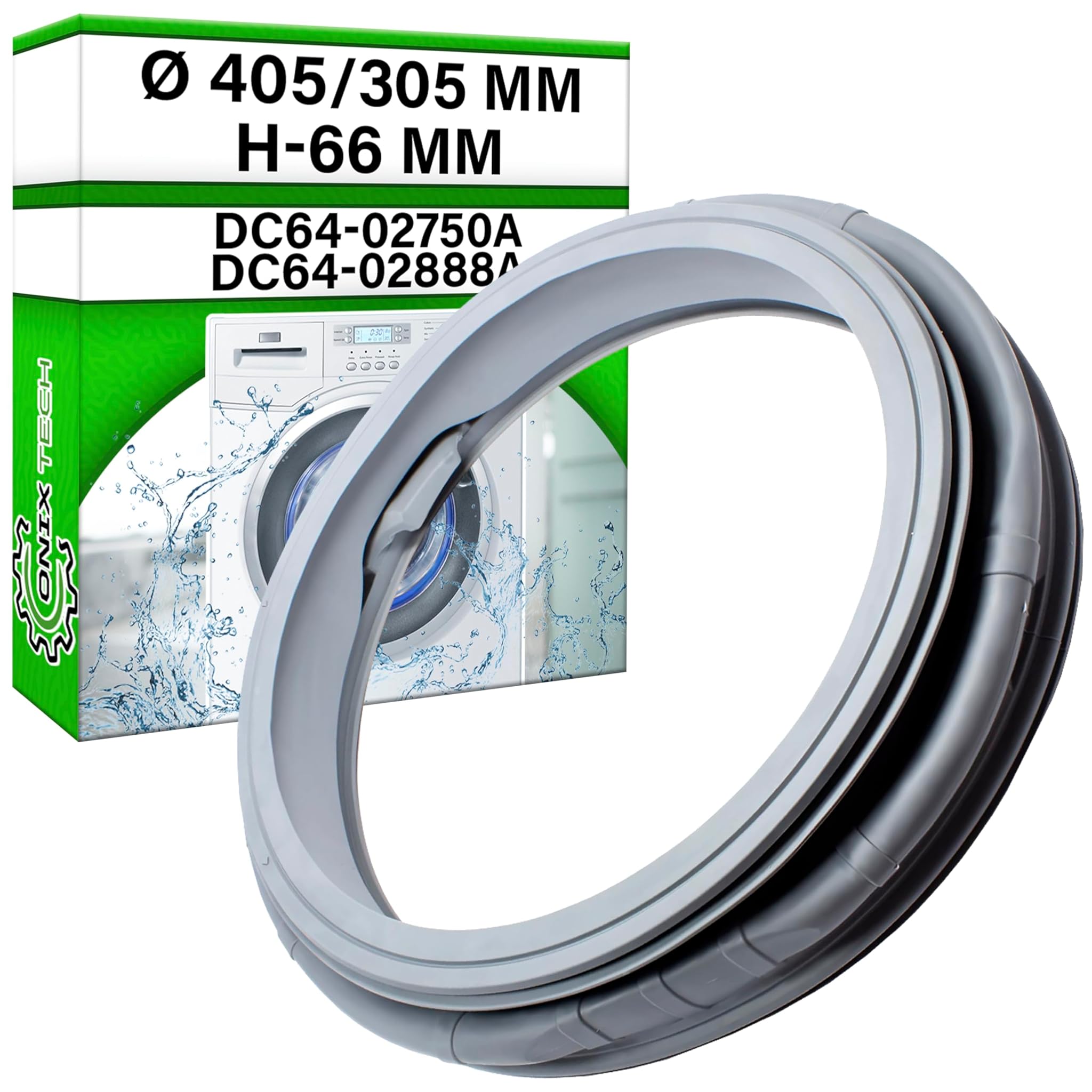 ONIX TECH Guarnizione Oblò Lavatrice Samsung Ø 405/305mm