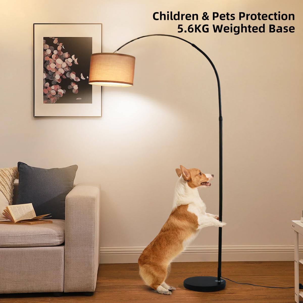 ANTNELICHT LUNA Lampada da Terra ad Arco Vintage - immagine 2