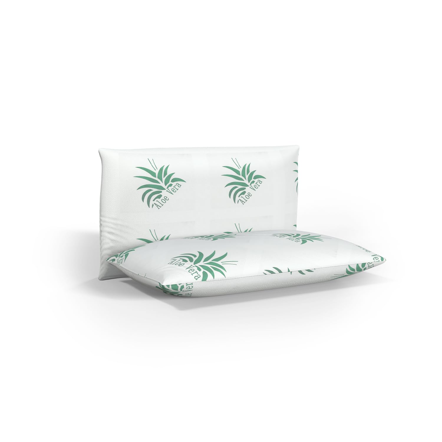 Home Still® Cuscino Letto Memory Foam Microfibra Aloe Vera