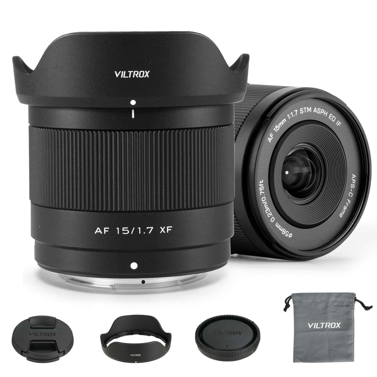 Viltrox 15mm F1.7 Air - Obiettivo Autofocus per Fuji X-Mount