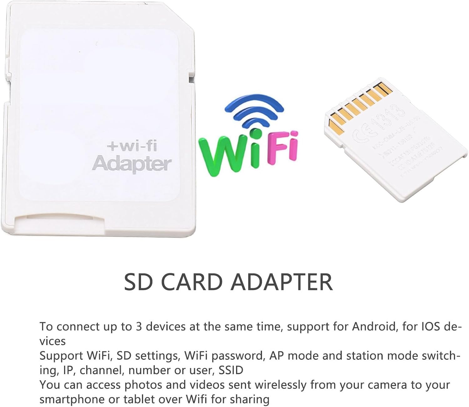 Adattatore WiFi da Scheda TF a SD - immagine 5