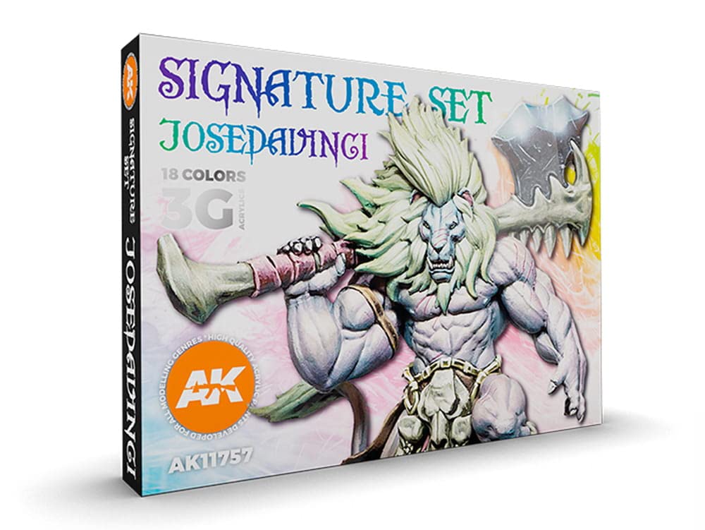 AK Acrylics 3Gen SET AK11757 SIGNATURE SET - JOSEDAVINCI 3G (18x17ml)