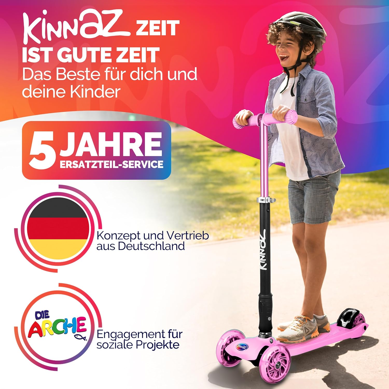 Kinnaz Two - Scooter Pieghevole per Bambini - immagine 7