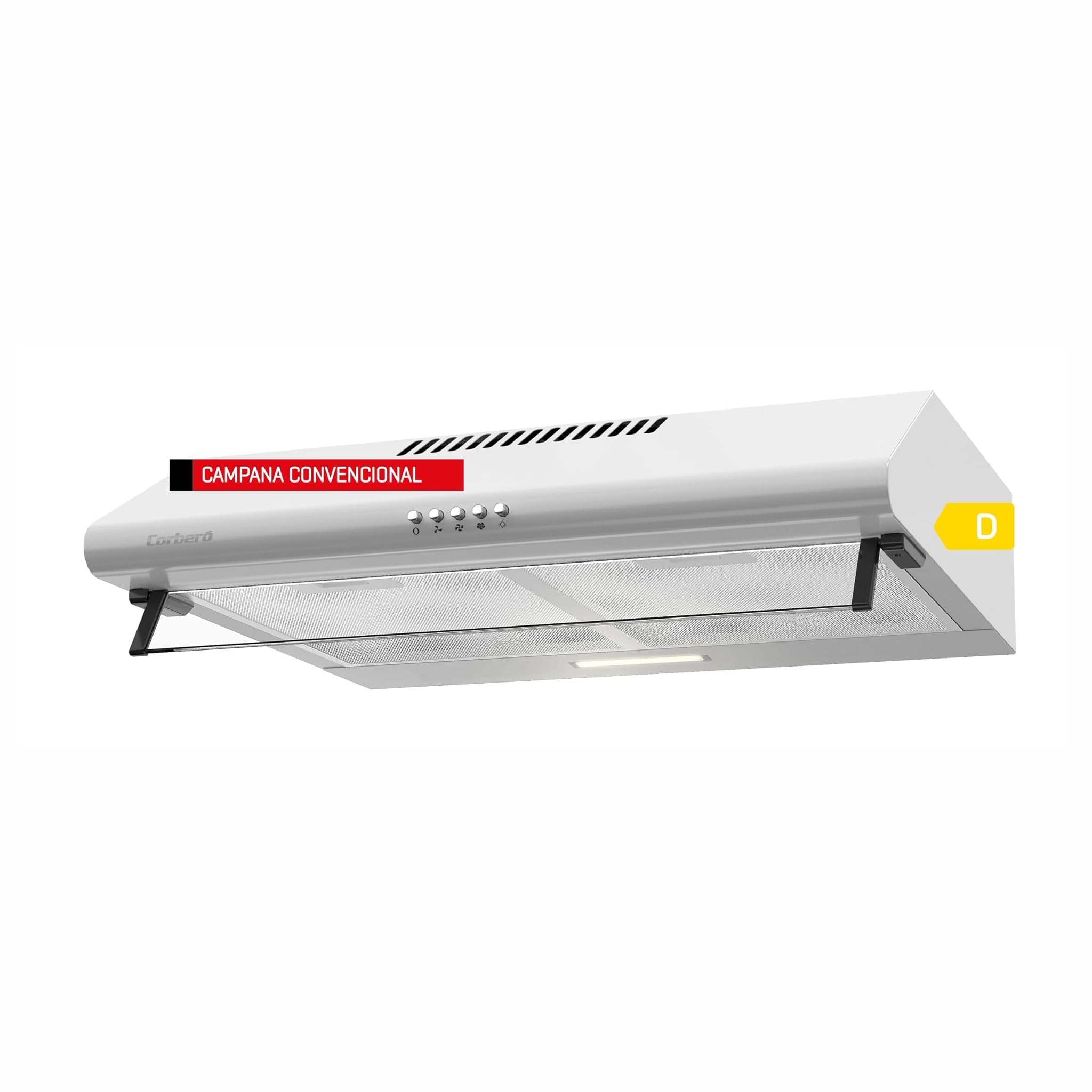 Corberó SELATI640W Campana Convenzionale 60cm, Bianco