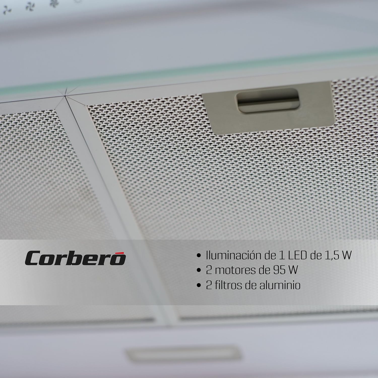 Corberó SELATI640W Campana Convenzionale 60cm, Bianco - immagine 3