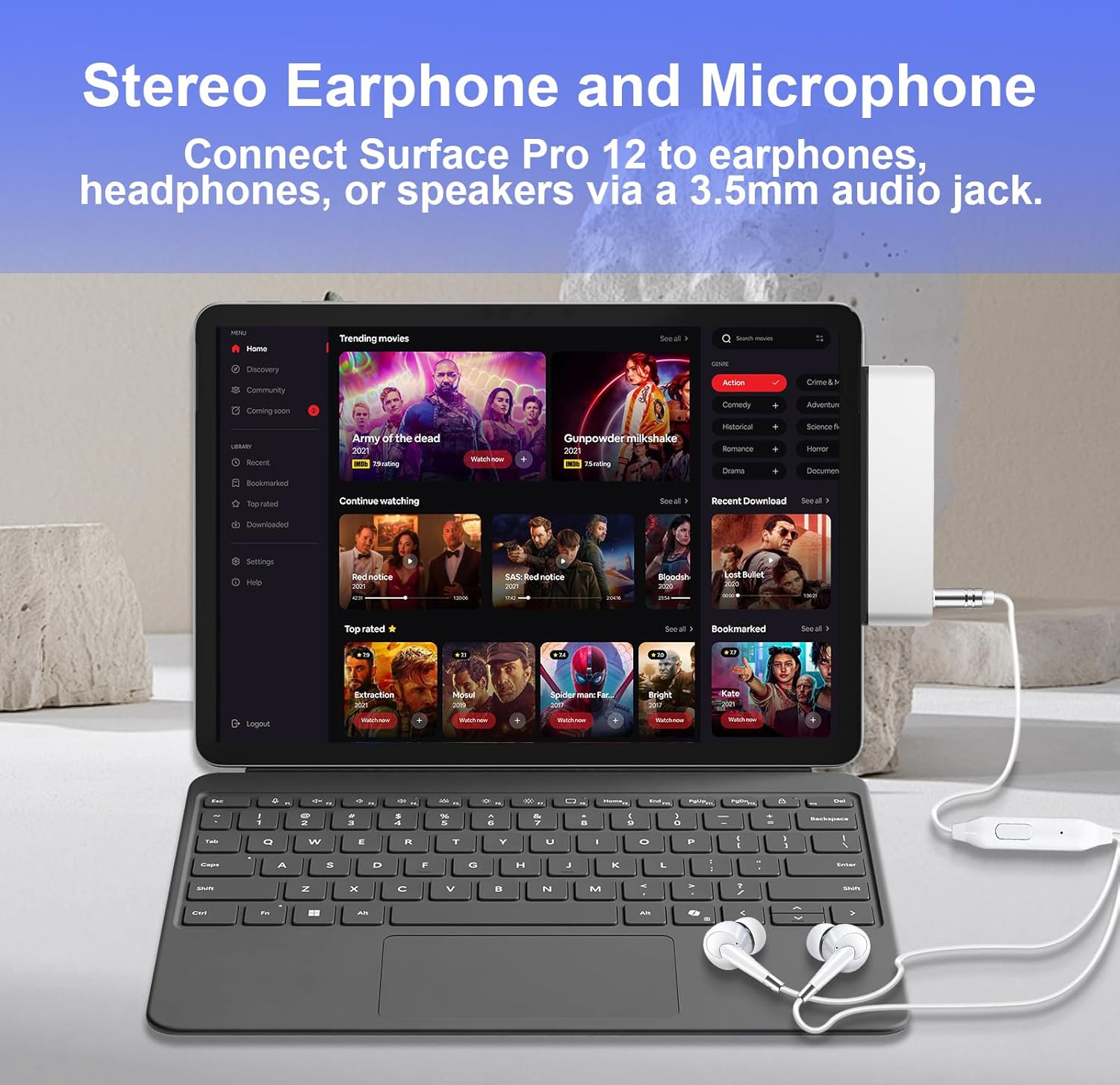 Docking Station per Surface Pro 12 con HDMI 4K - immagine 8