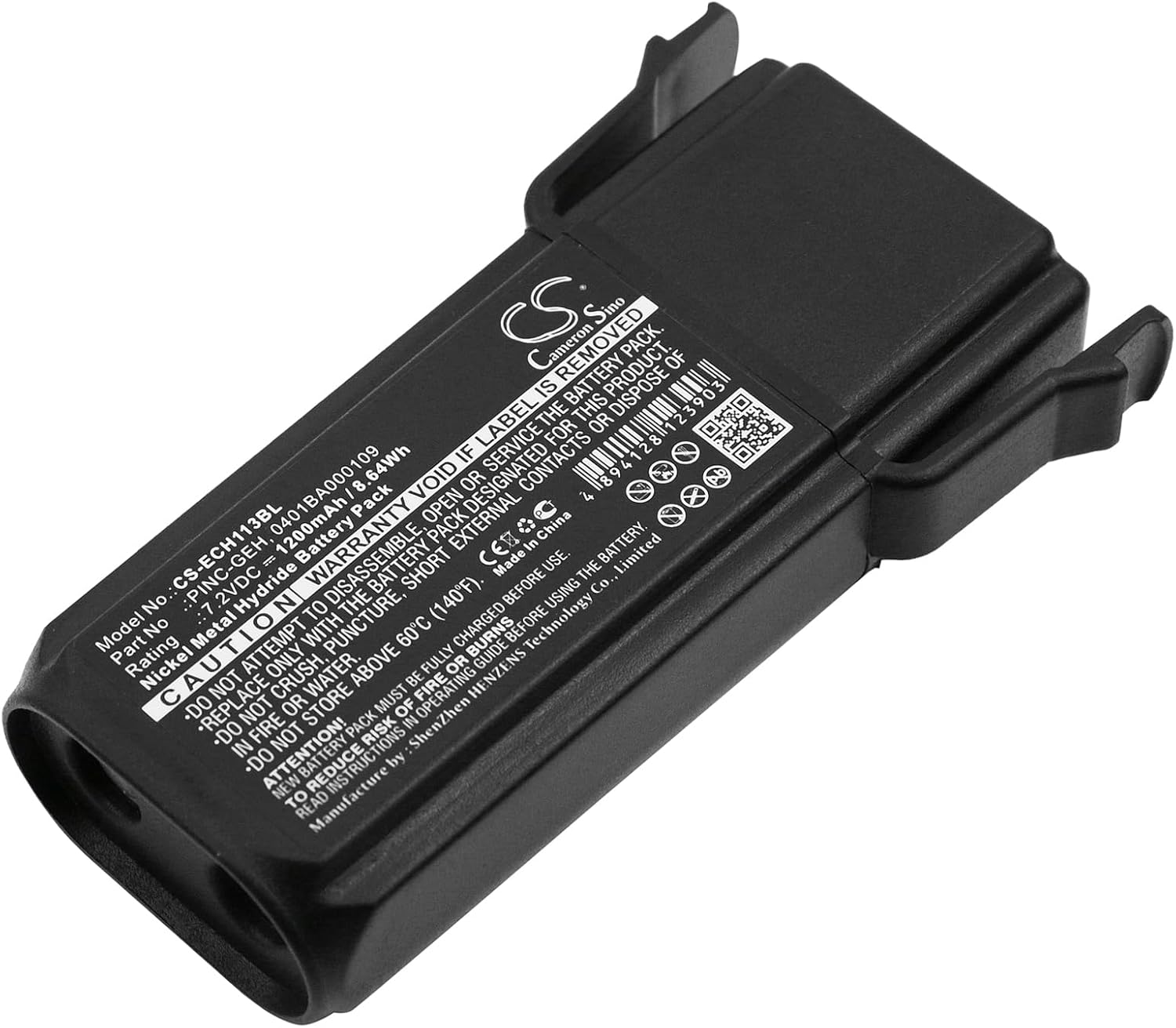 Techtek Batterie 1200mAh per ELCA CONTROL-GEH-A - immagine 1