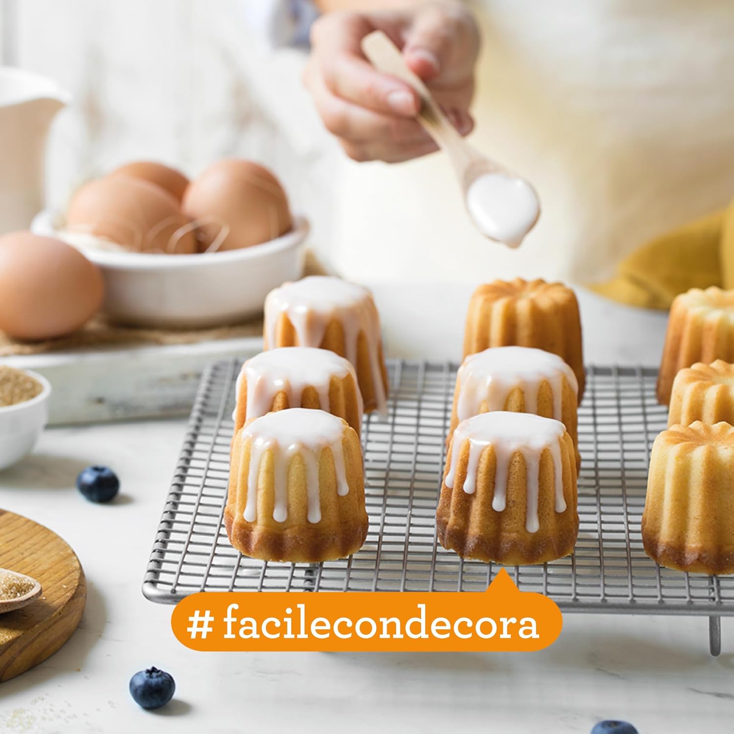 Decora 0070104 Stampo Gold Line Tortine 12 Cavità - immagine 5