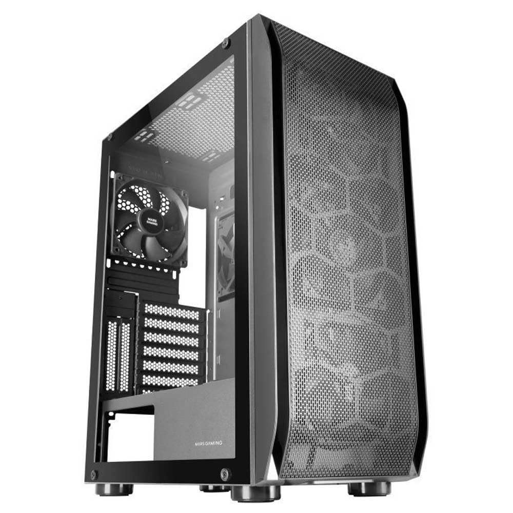 Mars Gaming MC-PRO2 - Torre E-ATX Professionale, Nero