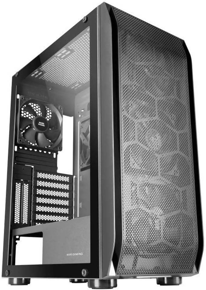 Mars Gaming MC-PRO2 - Torre E-ATX Professionale, Nero - immagine 1