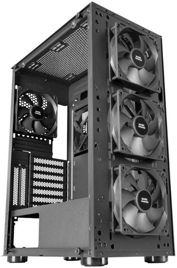 Mars Gaming MC-PRO2 - Torre E-ATX Professionale, Nero - immagine 2