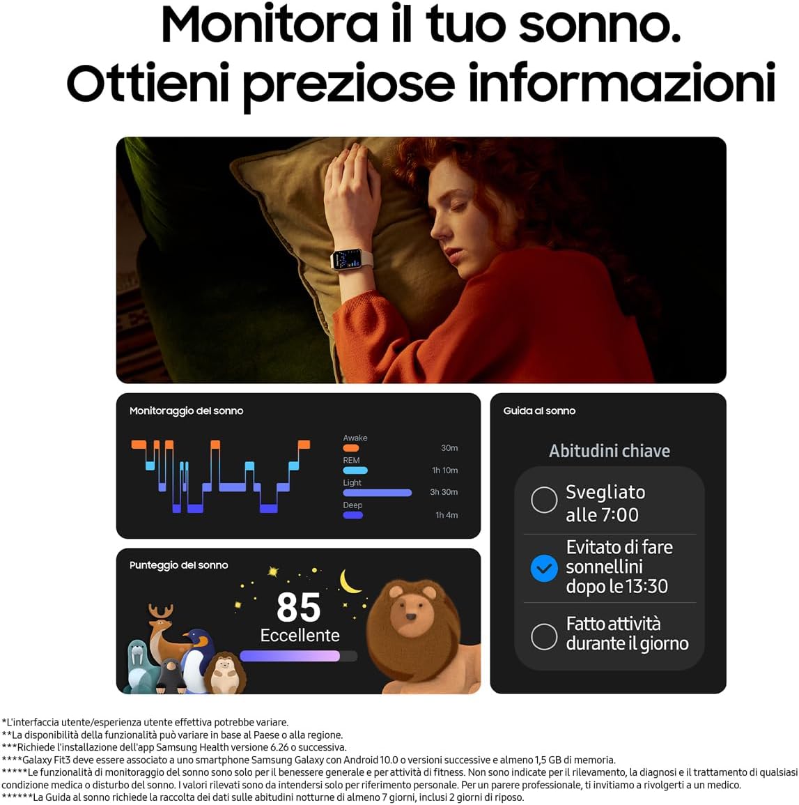 Samsung Galaxy Fit3 - Fitness Tracker, Pink Gold - immagine 5