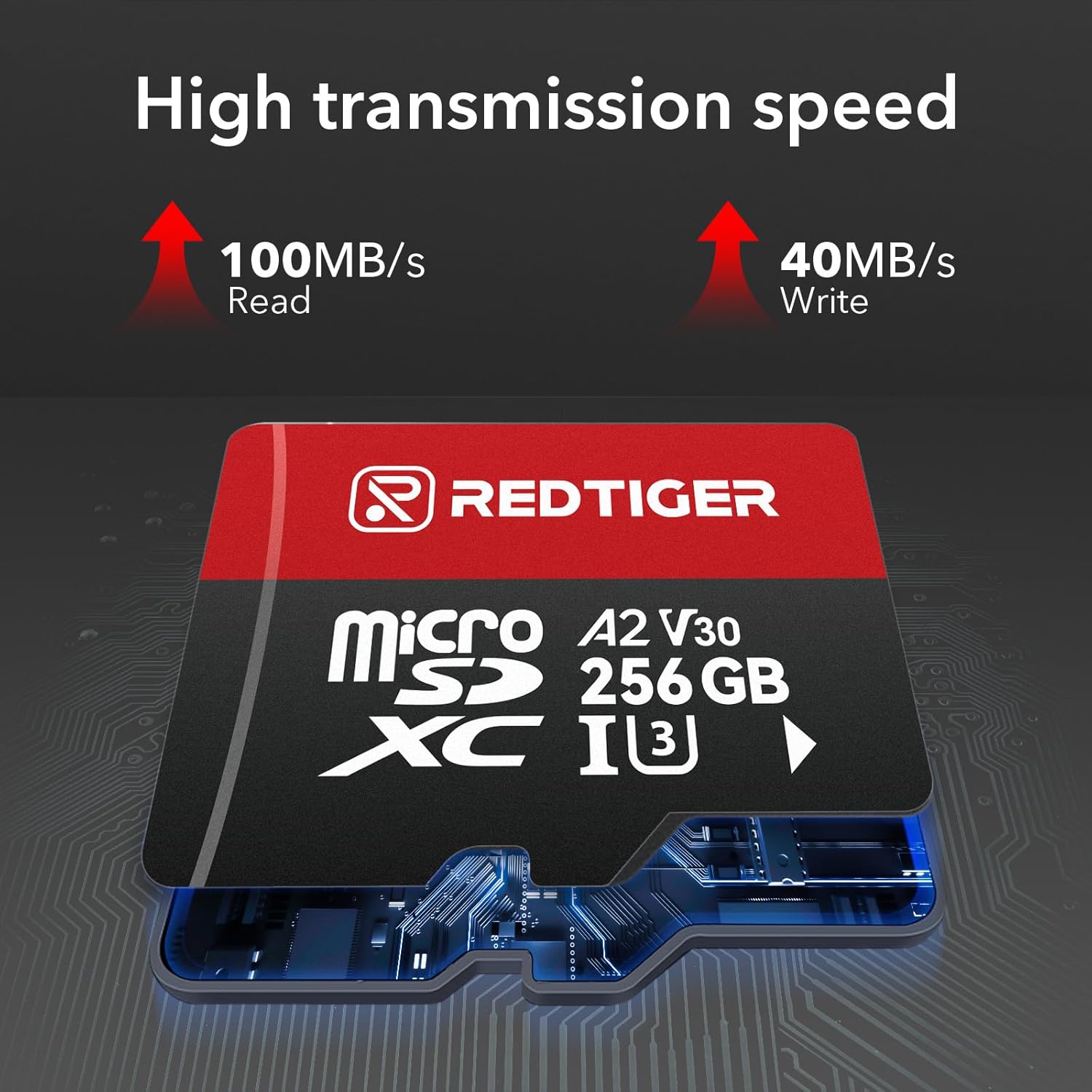 Redtiger Scheda Micro SDXC 256 GB con Adattatore - immagine 4