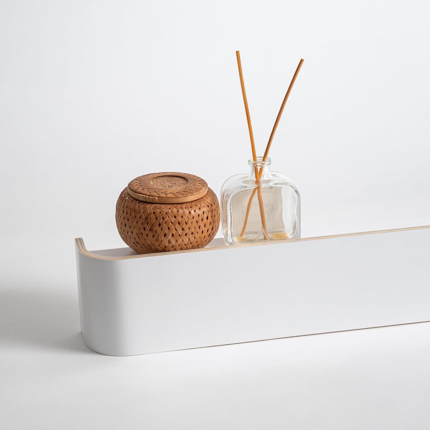 Kazai. Appendiabiti da Parete Legno 'Toke', Bianco - immagine 4