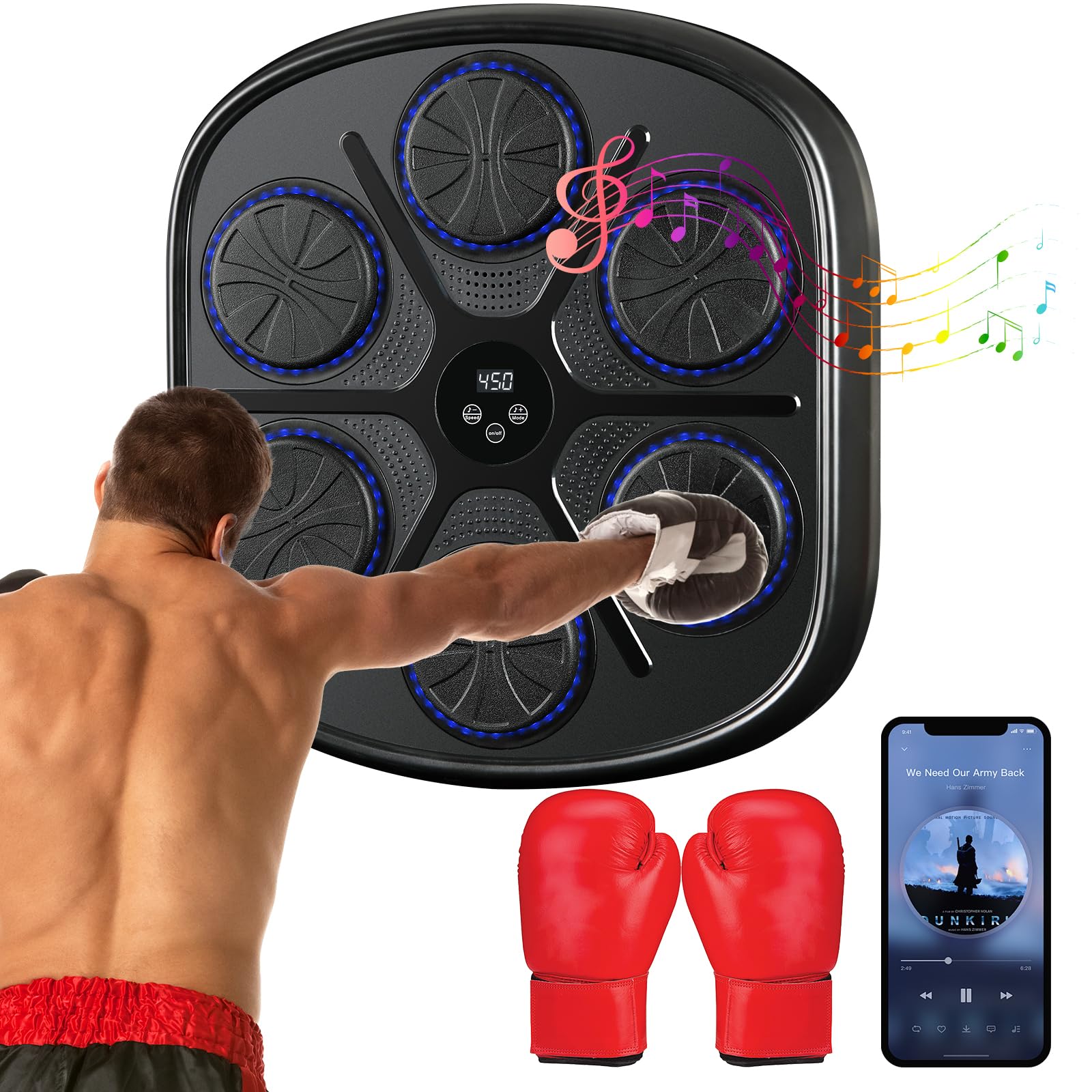 Silencomfort Macchina da Boxe a LED con Bluetooth