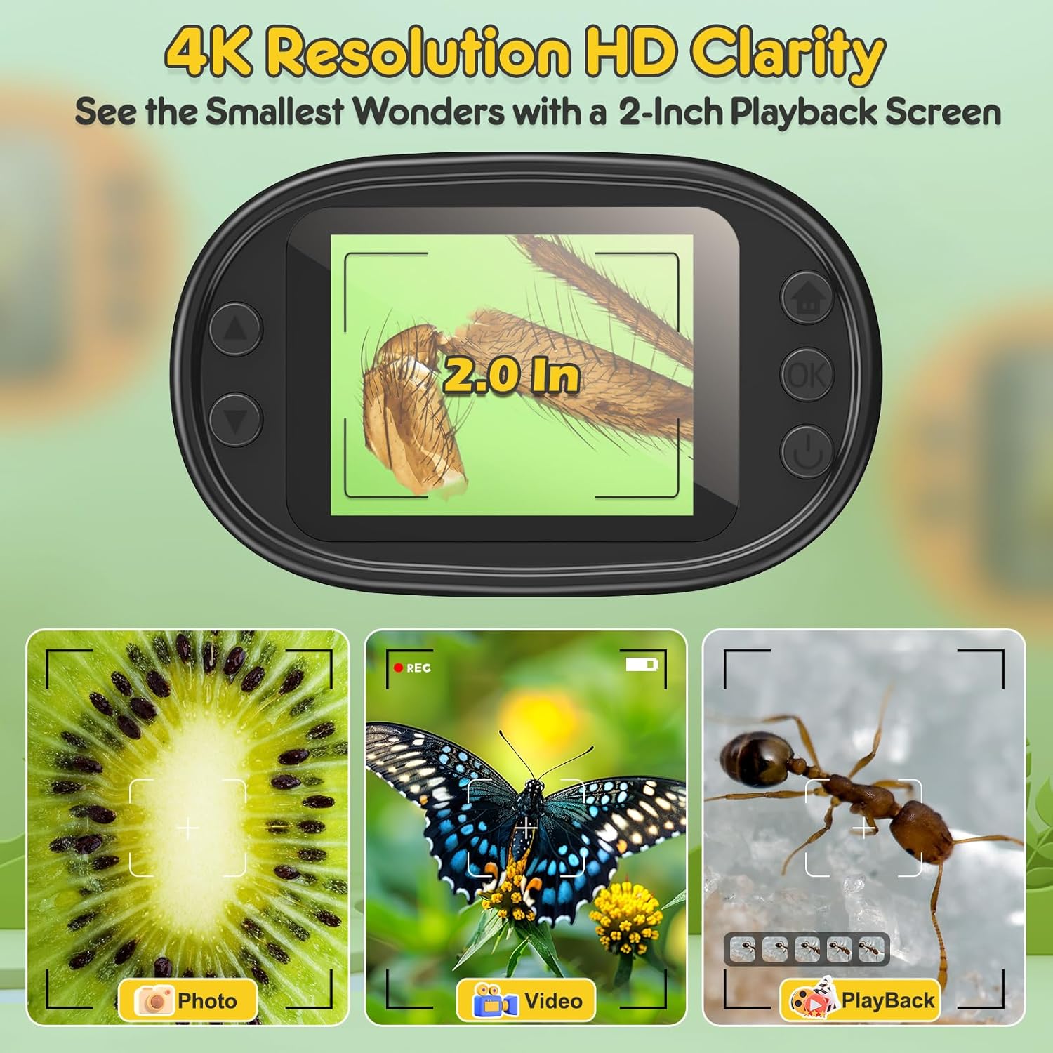 Microscopio Digitale Portatile 1000X per Bambini - immagine 3