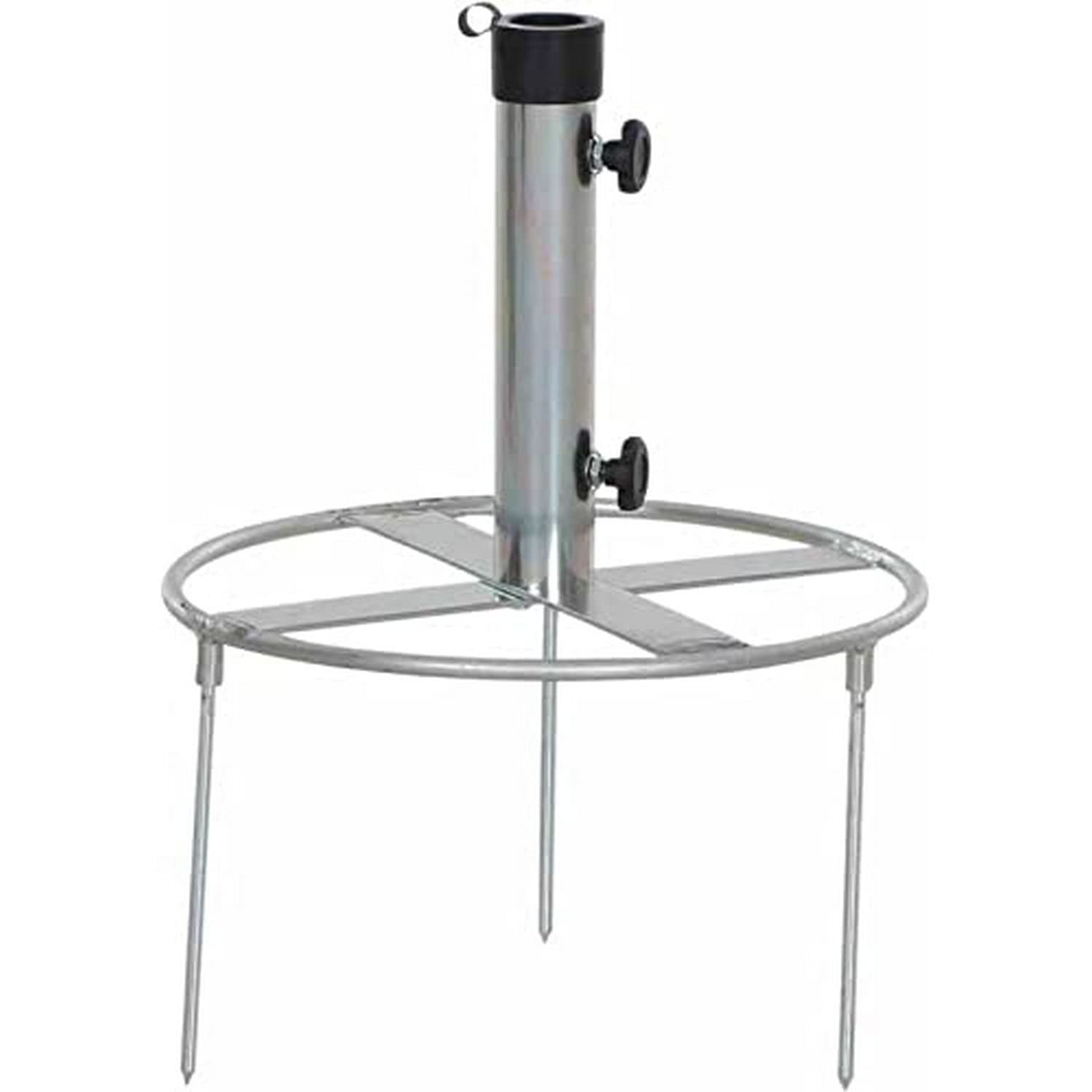 Froschkönig24 Mandrino per prato, Ø 40 cm, argento