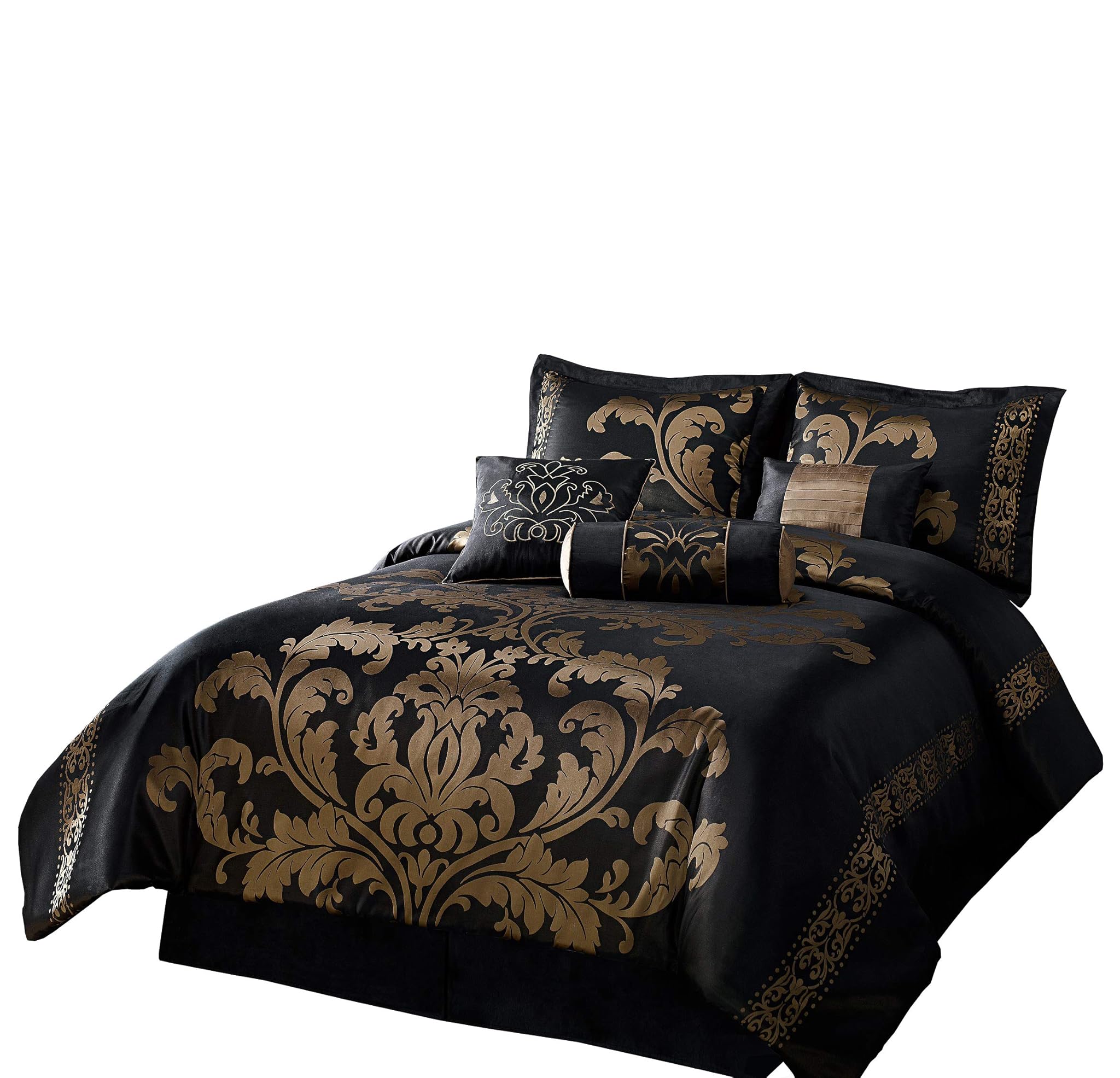 Chezmoi Collection Royale Set Biancheria Letto Jacquard King