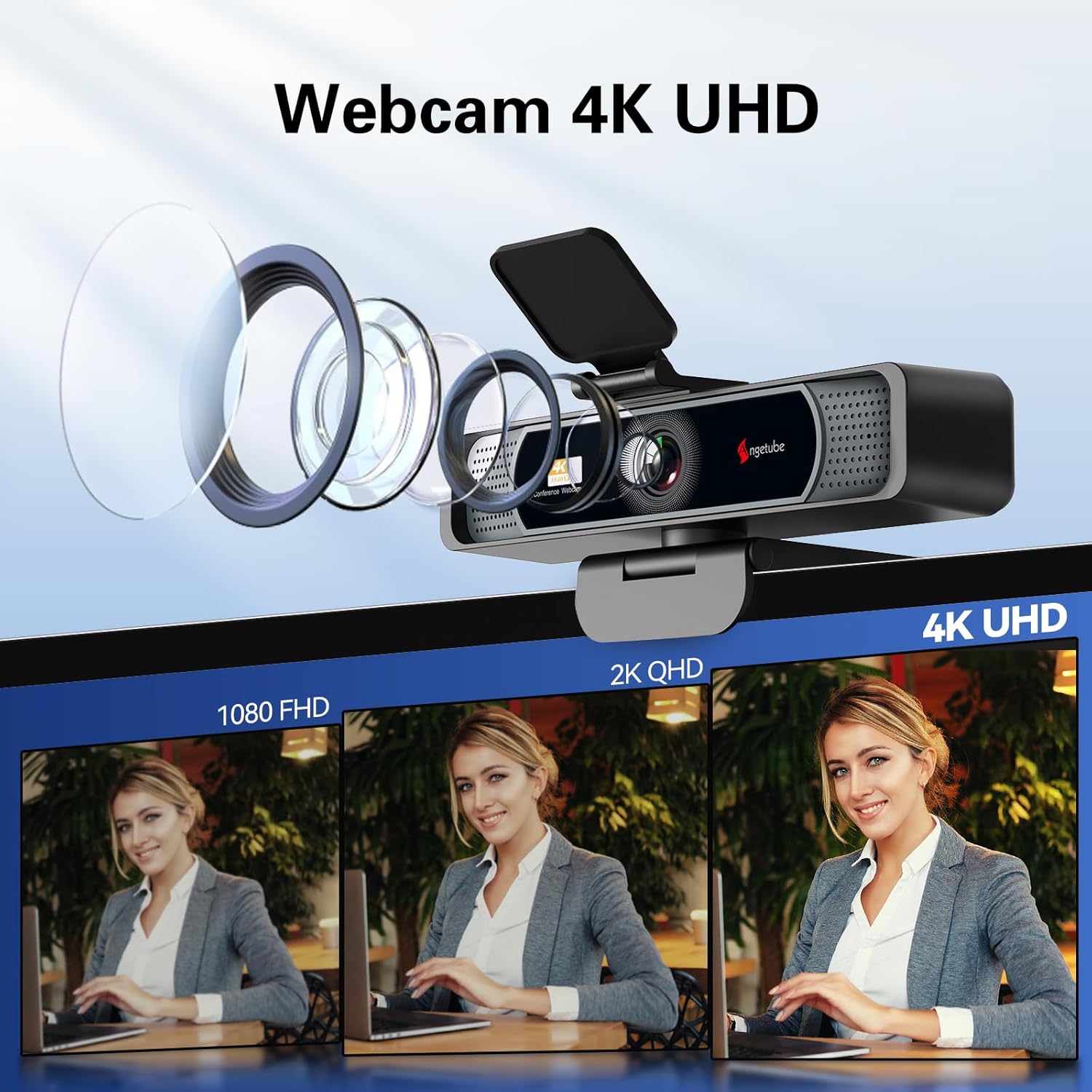 Angetube 914Max Webcam 4K per PC - immagine 2