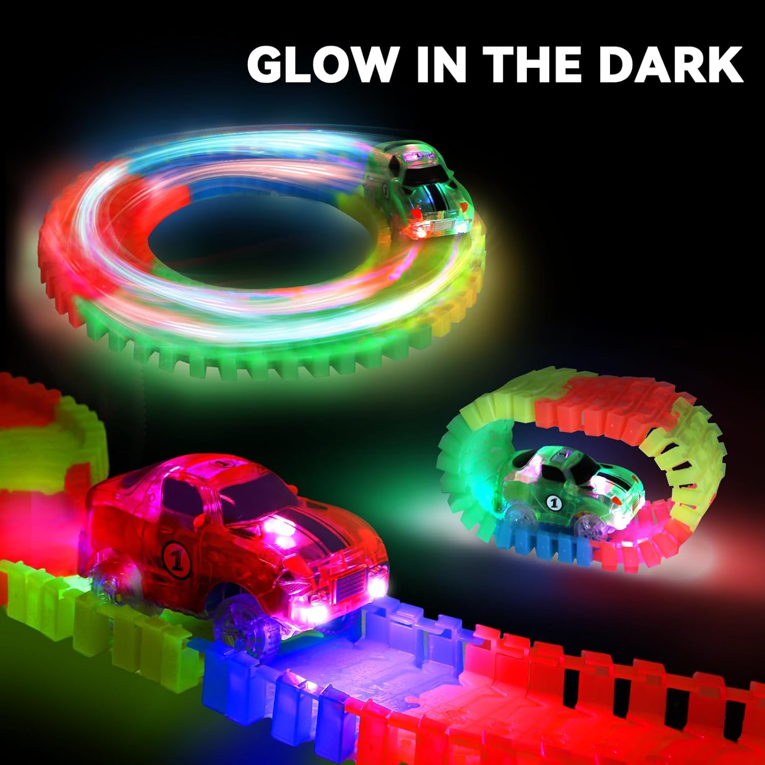 Pista Macchinine per Bambini 3-6 Anni 240 Pezzi - immagine 2