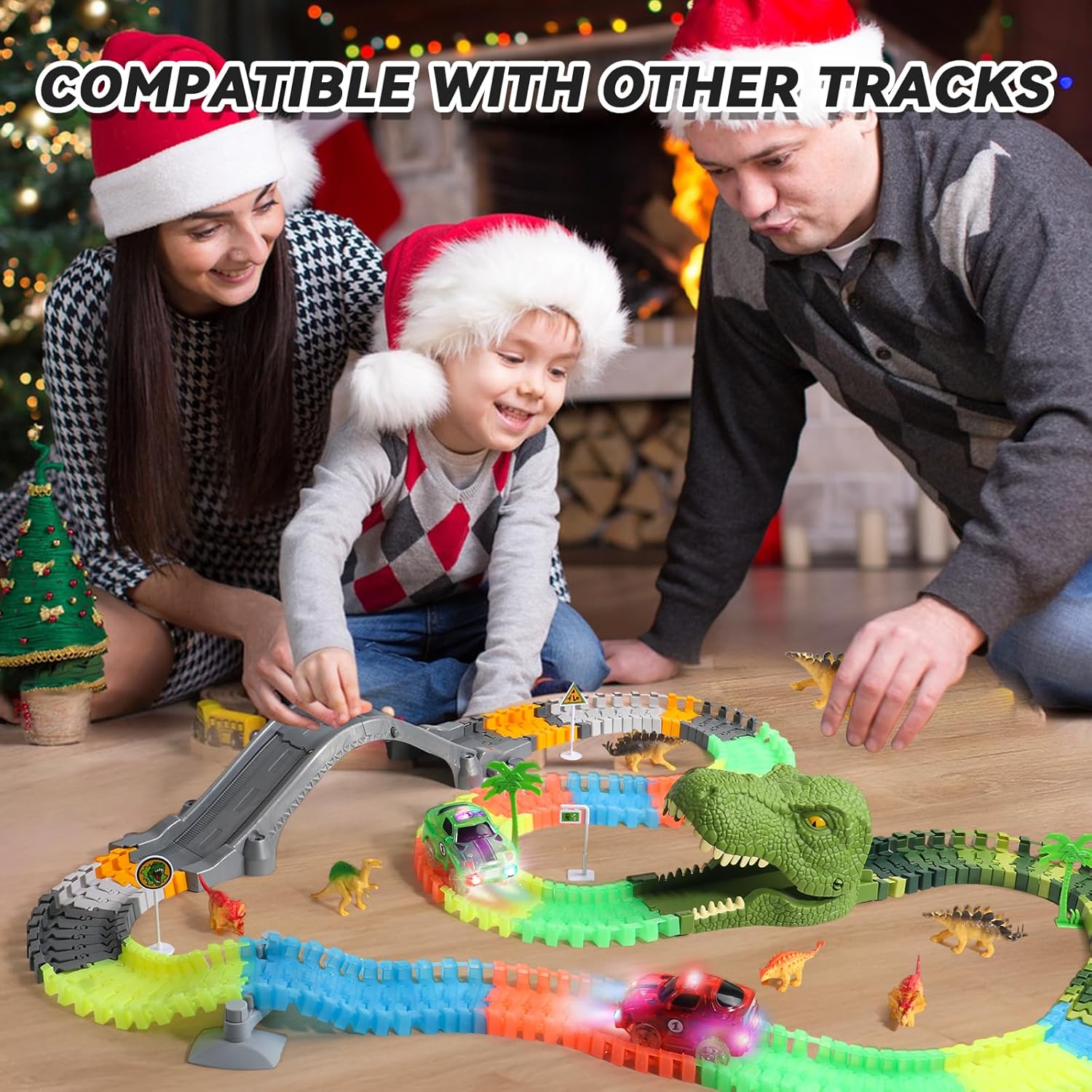 Pista Macchinine per Bambini 3-6 Anni 240 Pezzi - immagine 5