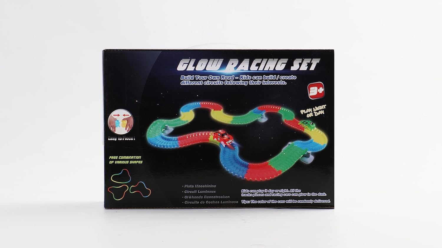Pista Macchinine per Bambini 3-6 Anni 240 Pezzi - immagine 8