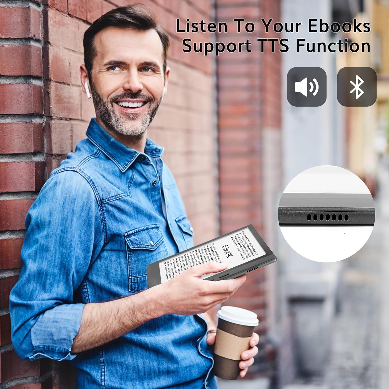 Meebook E-Reader M7 - 6,8" Eink Carta, Android 11 - immagine 6