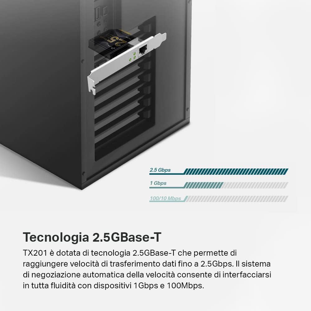 Tp-link TX201 PCIe Adattatore 2,5 Gigabit RJ45 - immagine 3