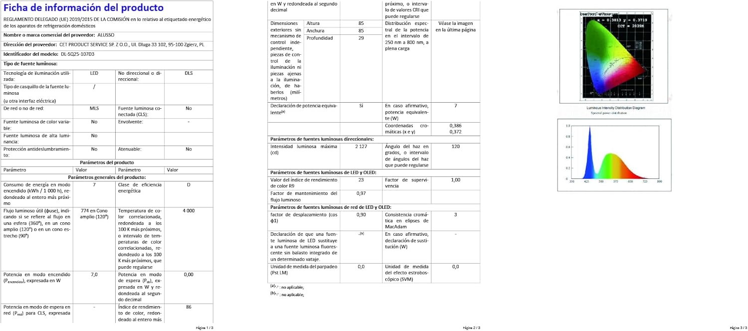 Alusso Faretti LED da Incasso Dimmerabili 7W IP44, Set 12 - immagine 8