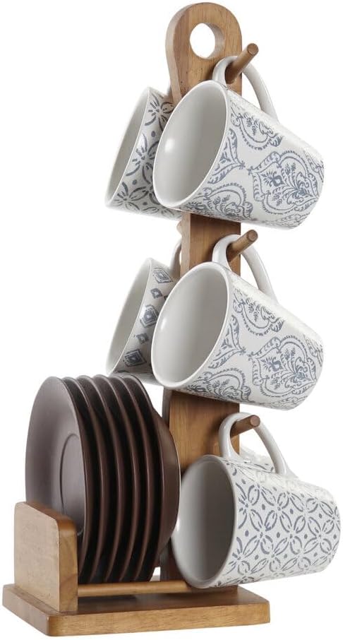 CAFE SET 6 GRES 18X14,5X35 150 ML, AZULEJOS - immagine 1