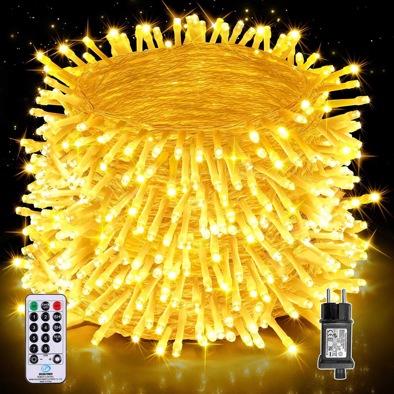 Auriostar Catena Luminosa Natale Esterno 80m 800LEDs