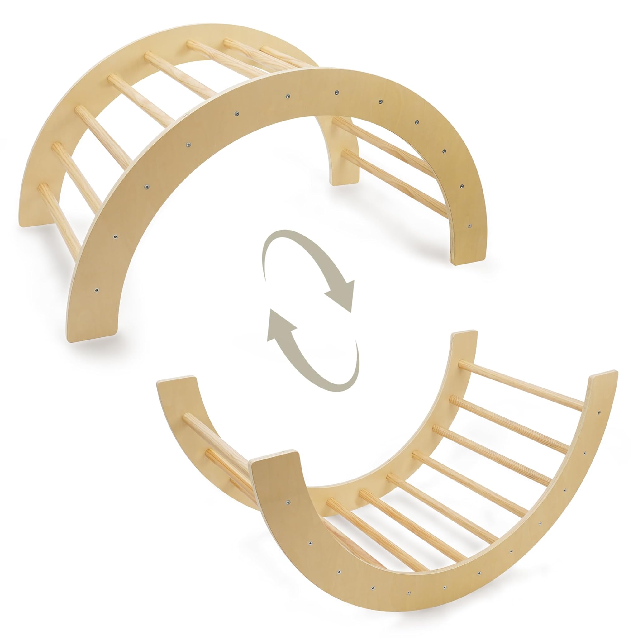 509 Crew Jungle - Arco da Arrampicata 2 in 1, Legno Naturale